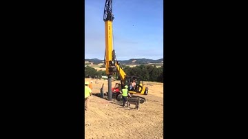 GEAX DTC80 Foundation Drill Rig Drilling Methane Energy Landfill Gas wells