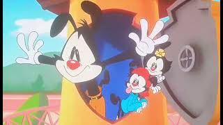 Yakko Warner Interrupts the intro with record scratch sound effect