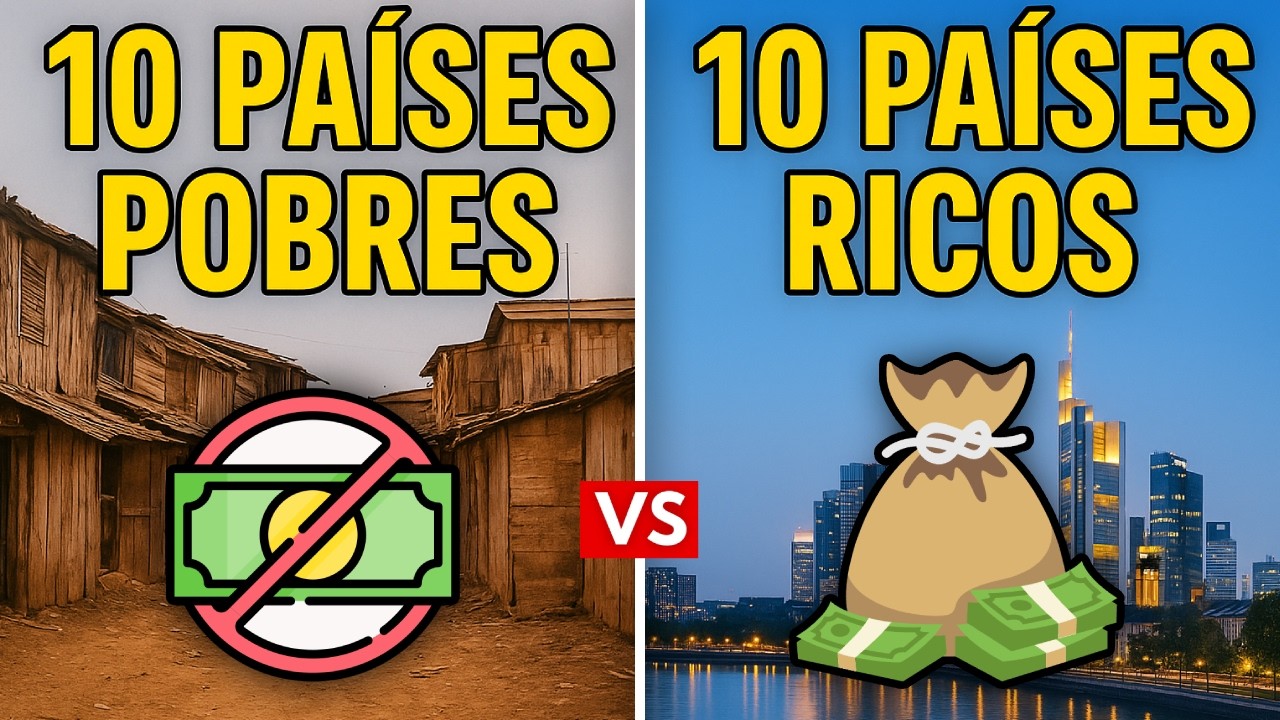 👉 Los 10 Países Más Ricos y los 10 Más Pobres del Mundo 🌍💰 - YouTube