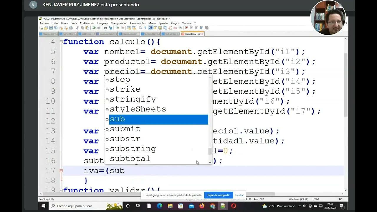 PROGRAMACION VISUAL 3F JS - YouTube