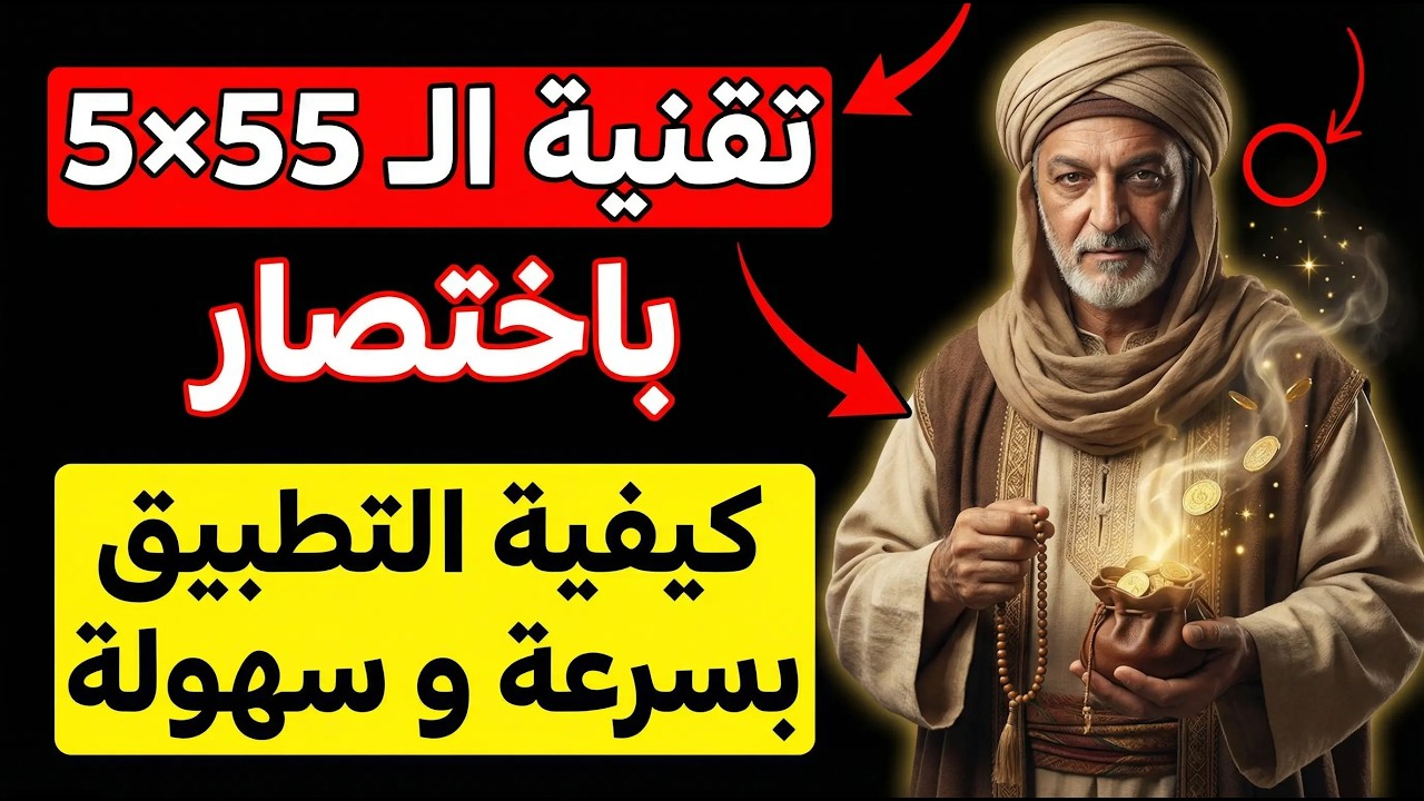 قانون الجذب - تقنية ال 55×5 باختصار ما أهميتها وكيفية تطبيقها بسرعة و سهولة