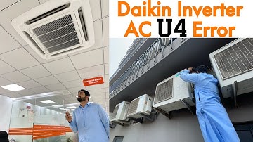 U4 error code fix Daikin ceiling air conditioner | U4 AC error code fix 2024