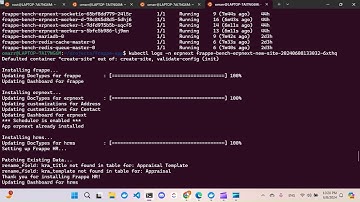 Frappe ERPNext HR installation using Docker, Helm