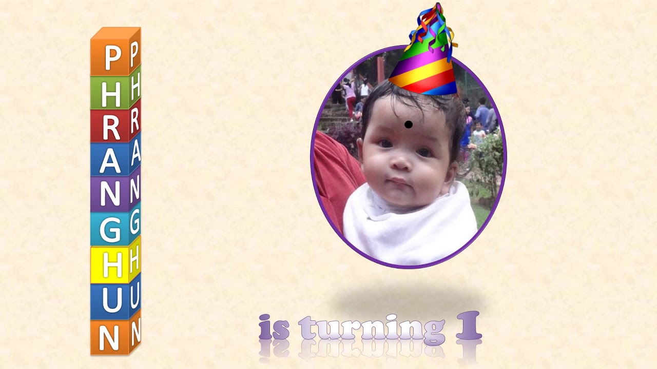 Cute Birthday WhatsApp Invitation - YouTube