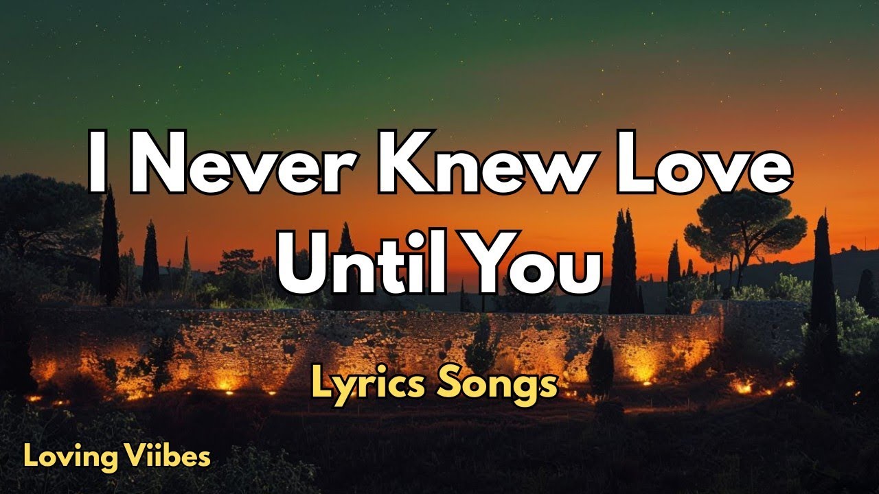 I Never Knew Love Until You💞|New Love Romantic English (Lyrics) Songs ...