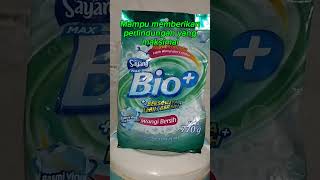 Max Bio+ Detergent Bubuk Konsentrat Wangi Bersih #detergent #rinso #videoshort  #shortsfeed Resimi