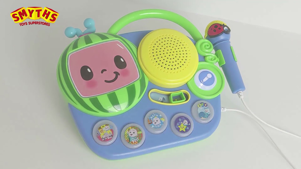 Cocomelon Jouet Singalong Boombox Avec Microphone pour Tout-Petits - Neuf  2022 