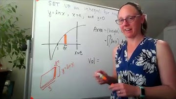 Area Between Curves - one region, an area and two volumes