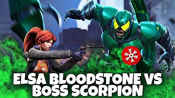 Elsa Bloodstone easily solo Scorpion | EQ Cat and Mouse | Cavalier Difficulty | MCOC