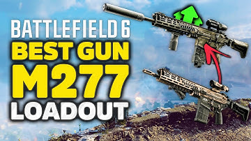 Battlefield 6 - M277 BEST Gun Loadout For Range | Attachments, Recoil & Damage Build