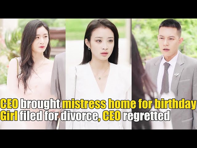 CEO brought mistress home for birthday to make girl jealous, she filed for divorce，CEO regretted！ class=