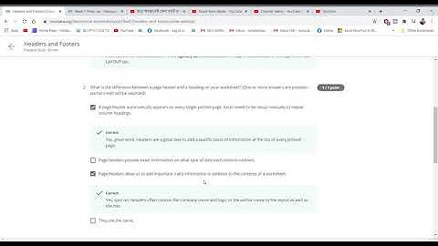 Headers and Footers||Excel Skills for Business: Essentialsby Macquarie University|| Week-5