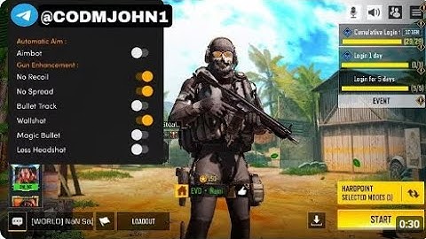 COD Mobile Hack Mod Menu   Call Of Duty Mobile Mod Aimbot, Walls, CP iOS Android Updated APK ESP IOS