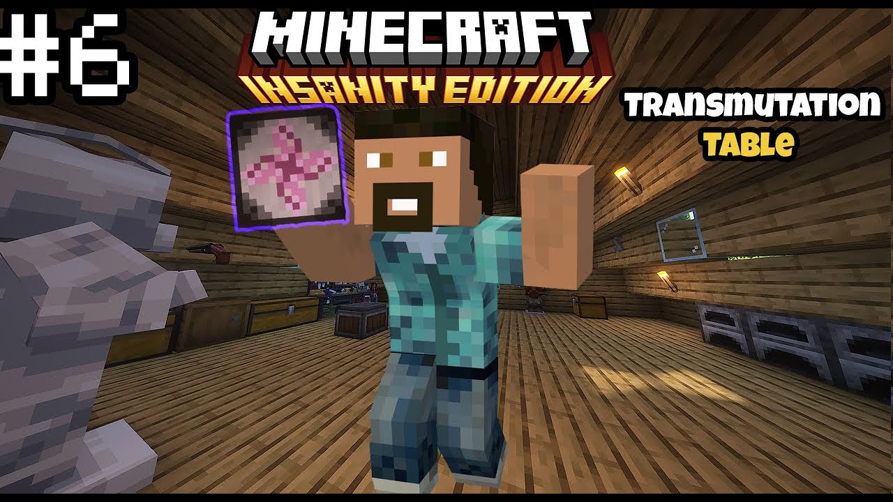 Minecraft Insanity Edition Part 6 – I CRAFTED THE TRANSMUTATION TABLE ...