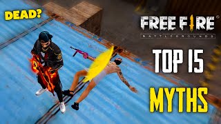 Top 15 Mythbusters in FREEFIRE Battleground | FREEFIRE Myths #260