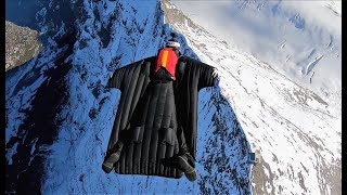 Eiger  Switzerland  Winter  Helicopter Wingsuit flight