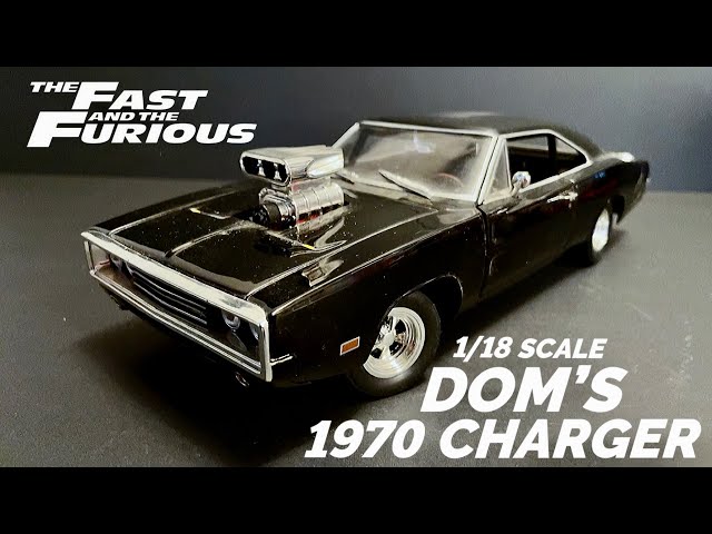 ミニカー FAST&FURIOUS 1970 DODGE CHARGER 1/18 Dom's 1970 Charger 1:18 Scale From The Fast & The Furious By