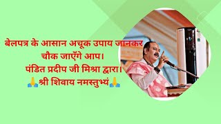 बेलपत्र के महाउपाय। पण्डित प्रदीप मिश्रा जी द्वारा।?श्री शिवाय नमस्तुभ्यं? pradeepmishra shivpuran