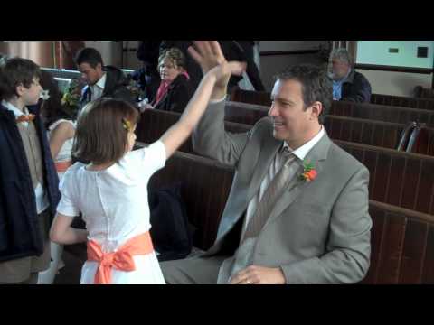 John Corbett & Joey King Handshake Happiness