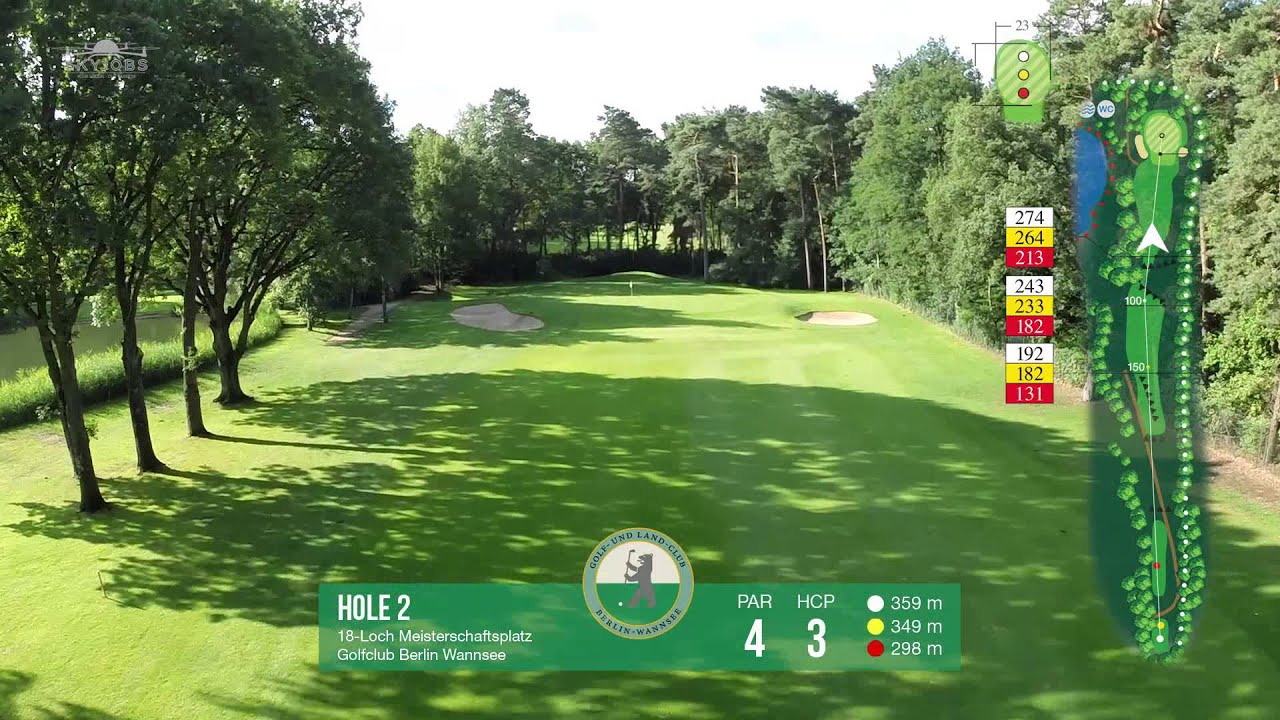 Golf Club Berlin Wannsee Hole 2 YouTube