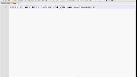 How to cange Windows boot Screen