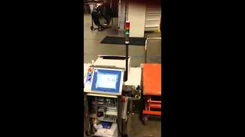 Loma Model LCW Automatic Full Case Heavy Weight Stainless SteeL Checkweigher