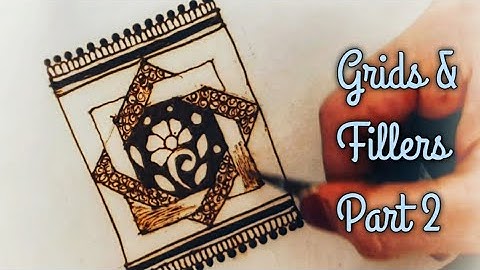 Types of grids Part 2| Netting patterns every henna artist should know | filler elements in mehndi
