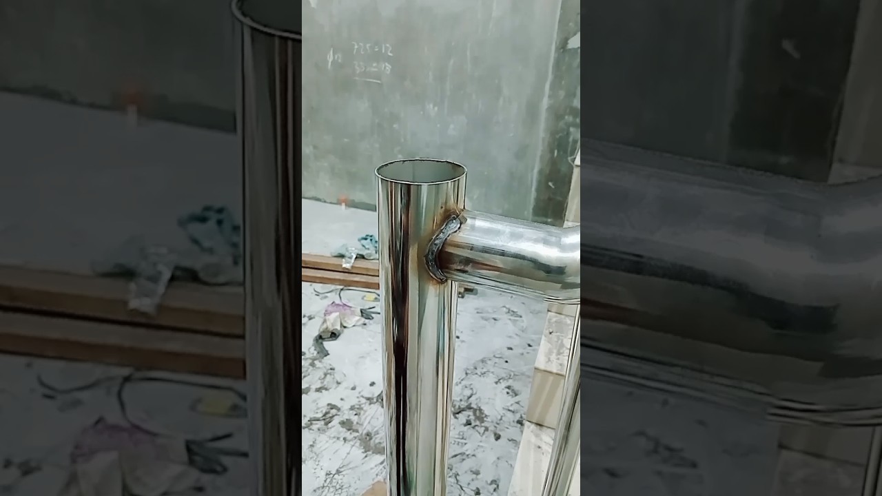 Many people don't know the technique of polishing welds on stainless steel 