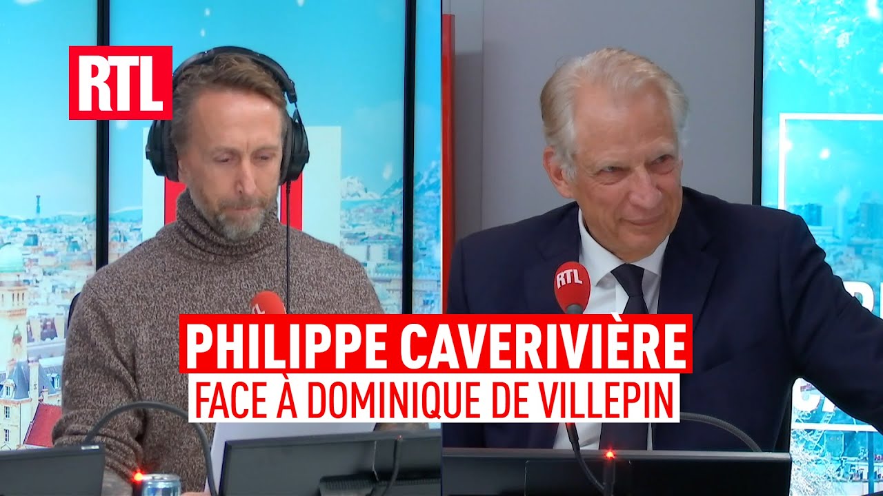 Philippe Caverivière face à Dominique de Villepin 🤣