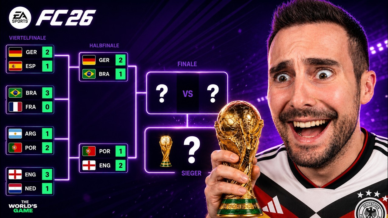 Ich simuliere die KOMPLETTE WM 2026 in FC 26