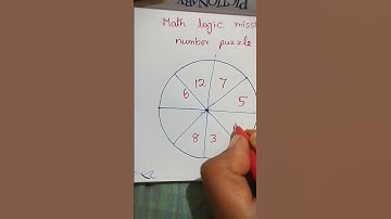 Math logical missing number puzzle/#numberpuzzle #shortsfeed #how #puzzles #puzzle #shortsyoutube