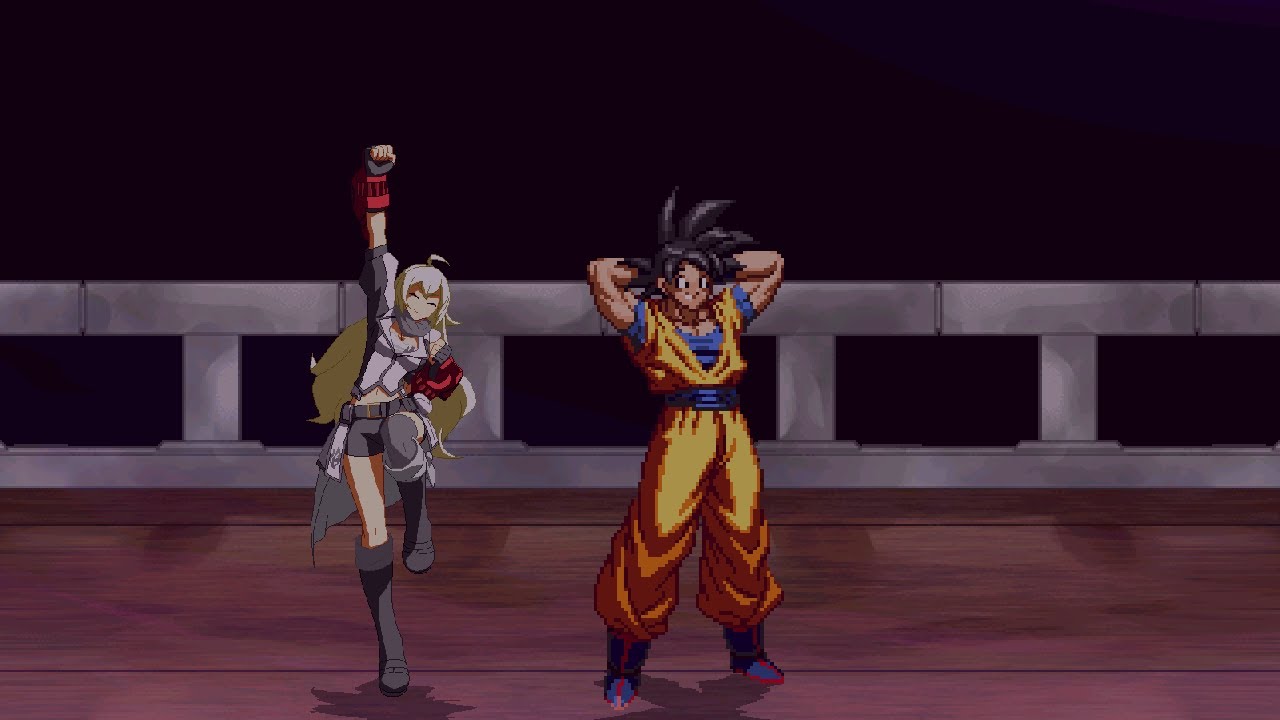 Mugen The Evil Awakens 2-Yang and Goku(Arcade)