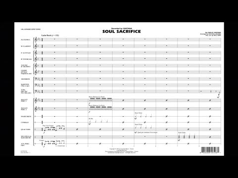 Soul Sacrifice by Carlos Santana/arranged by Michael Brown