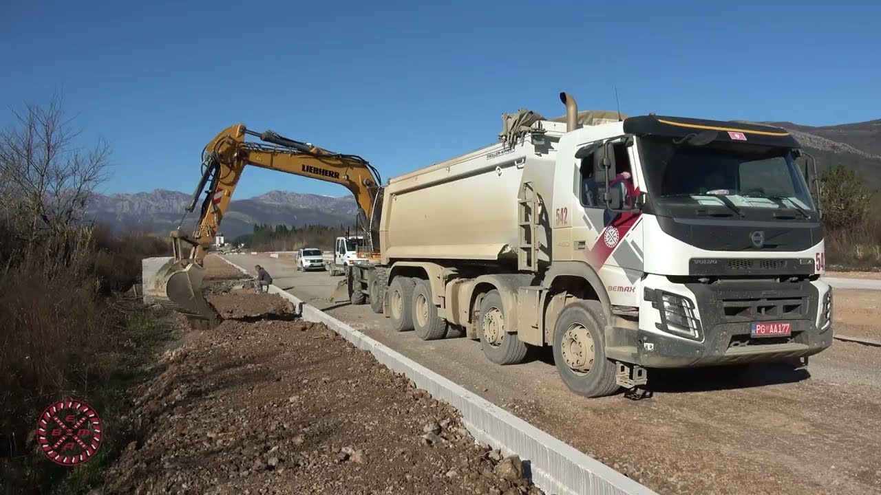 Radovi na rekonstrukciji puta M-2 dionica Tivat – Budva (Jaz)