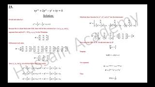 Differential Equation (Boyce). Chapter 4.1. Full Solution