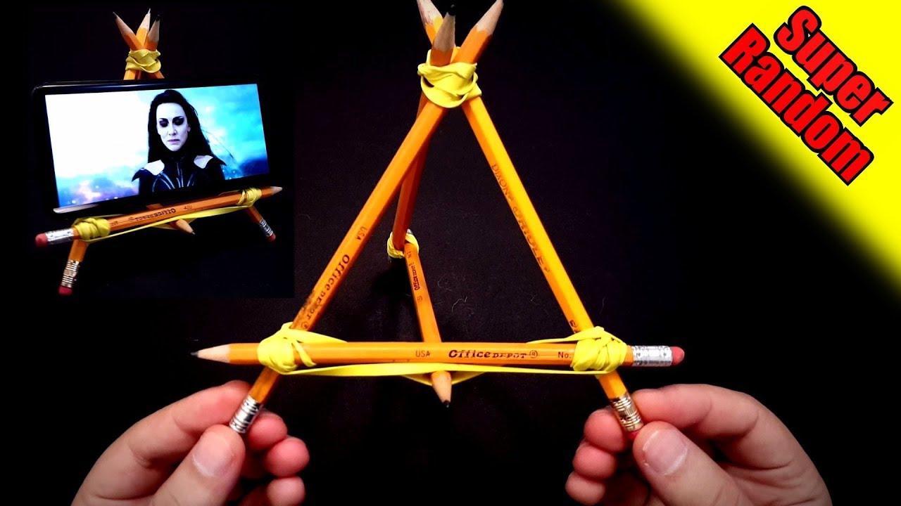 PENCIL DIY Phone Stand