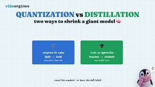 Quantization vs Distillation: round the numbers, or train an apprentice