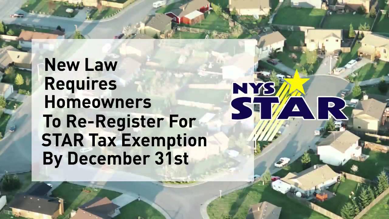 NYS STAR Program Reminder With Assembly Minority Leader Brian Kolb 