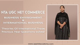 NTA UGC NET COMMERCE -UNIT 1-THEORIES OF INTERNATIONAL TRADE-PREVIOUS YEAR QUESTIONS SOLVED 2012-19 screenshot 5
