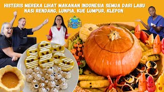 HISTERIS MEREKA LIHAT MAKANAN INDONESIA SEMUA DARI LABUNASI RENDANG, LUNPIA, KUE LUMPUR, KLEPON