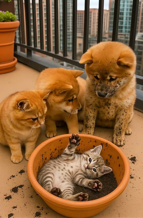 When Shibas, Cats, and Kittens Gather...