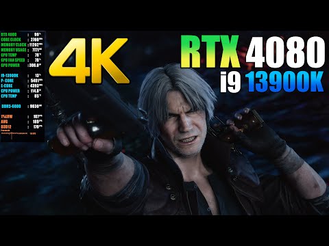 Devil May Cry 5 : RTX 4080 + i9 13900K ( 4K Maximum Settings )