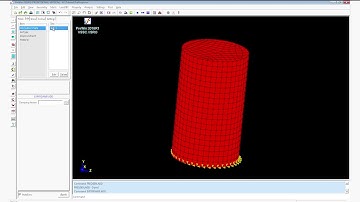 Frequency Response Analysis of Base Excited Cylindrical Column using FEAST