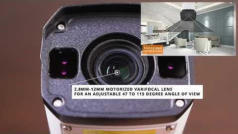 Revo’s Ultra HD 4K Motorized Varifocal Lens Bullet Surveillance Camera (RUCB2812-4)