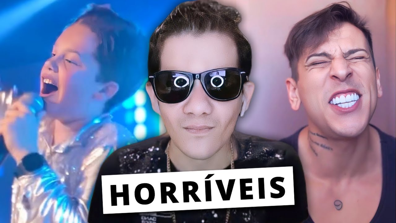 CANTORES que NÃO sabem CANTAR