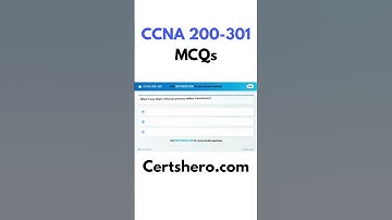 CCNA 200-301 v1.1 Practice Test (2025) – Cisco Certified Network Associate Exam (CCNA) 20 MCQs