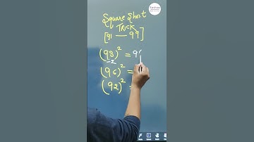 Square Short Trick by Keshav Sharma #mathematician #exam #mathematics #kvstgtpgt #greatmathematician