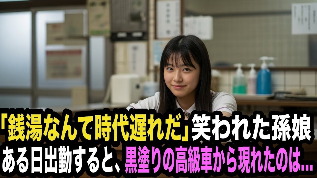 「銭湯なんて時代遅れだ」笑われた創業者の孫娘…ある日出勤すると、黒塗りの高級車から現れたのは業界最大手の社長だった