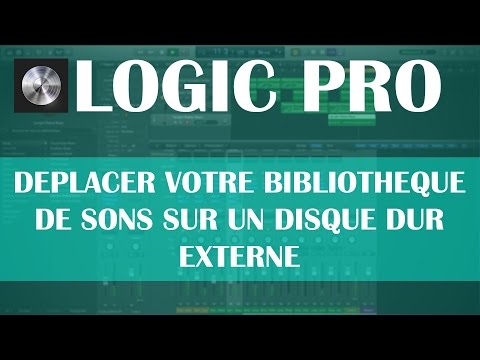Logic Pro X: Déplacer votre bibliothèque de sons sur un disque dur externe (Alias)