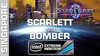 Bomber vs. Scarlett - Decider - Group C - IEM Singapore - StarCraft 2